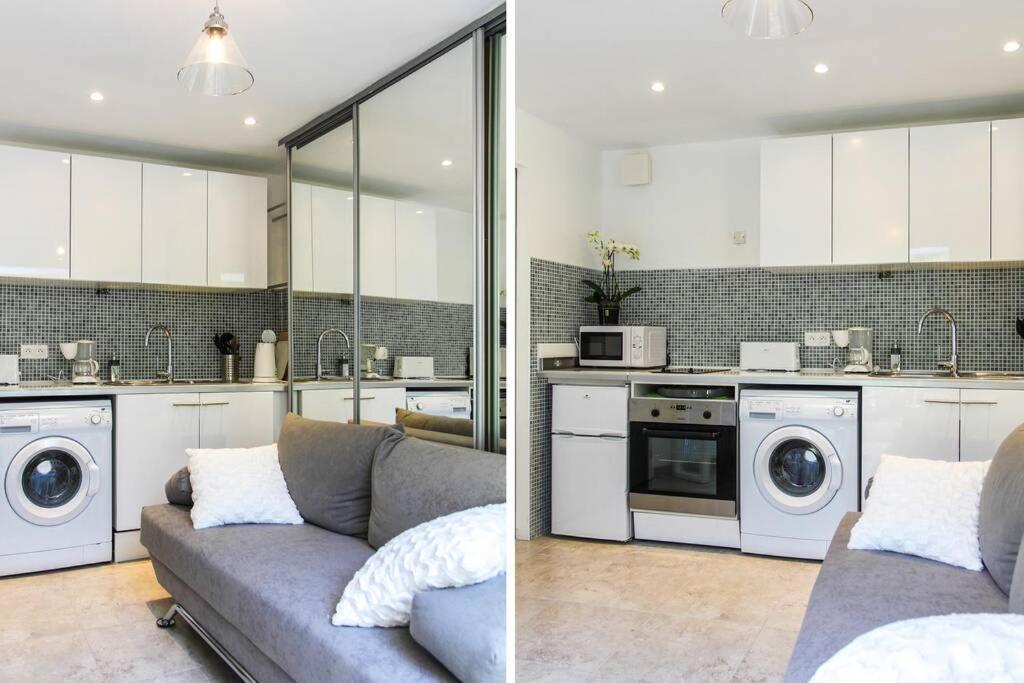 Appartement Lumineux Avec Terrasse Jardin Et Acces Piscine Villefranche-sur-Mer Exteriör bild