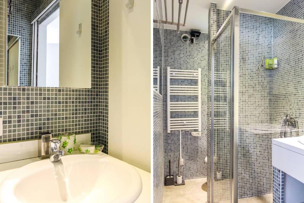 Appartement Lumineux Avec Terrasse Jardin Et Acces Piscine Villefranche-sur-Mer Exteriör bild