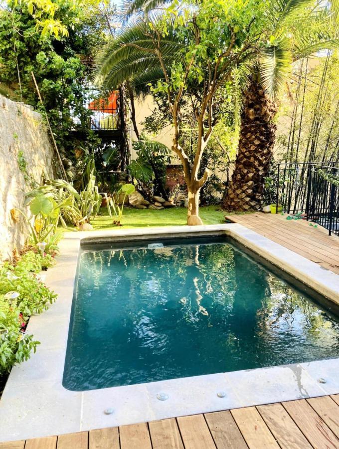 Appartement Lumineux Avec Terrasse Jardin Et Acces Piscine Villefranche-sur-Mer Exteriör bild