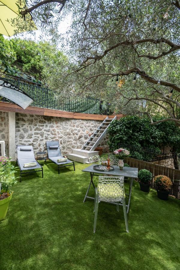 Appartement Lumineux Avec Terrasse Jardin Et Acces Piscine Villefranche-sur-Mer Exteriör bild